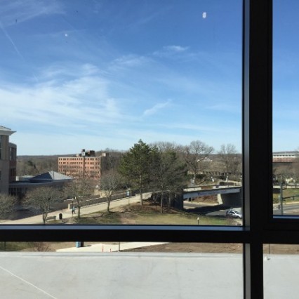 Two of the views accessible from the Academic Success Center. Photos by, Olivia Cintron.