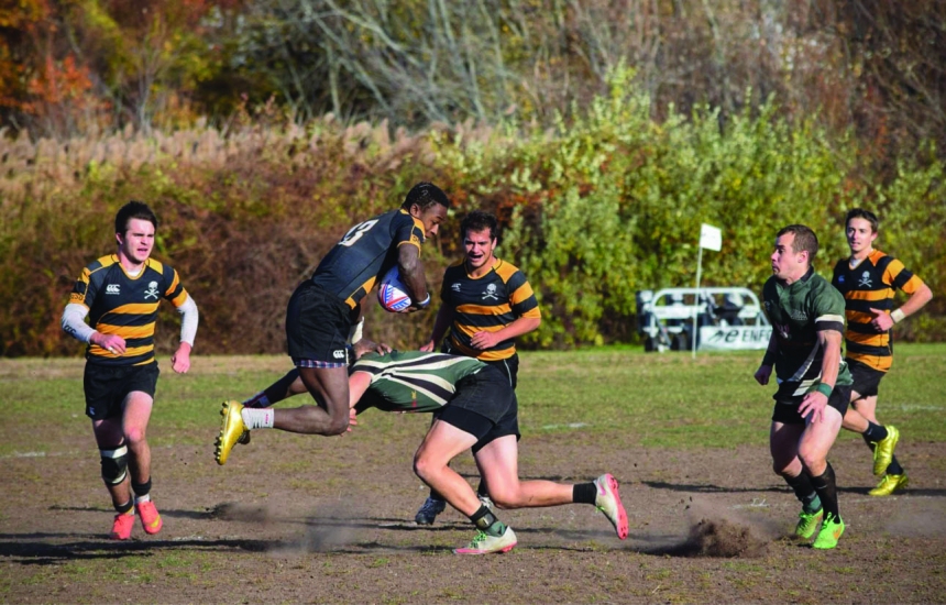 Men's rugby made it to the national championships.